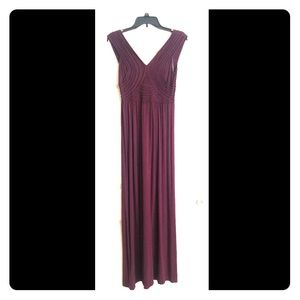 Maroon Wedding Party Dress